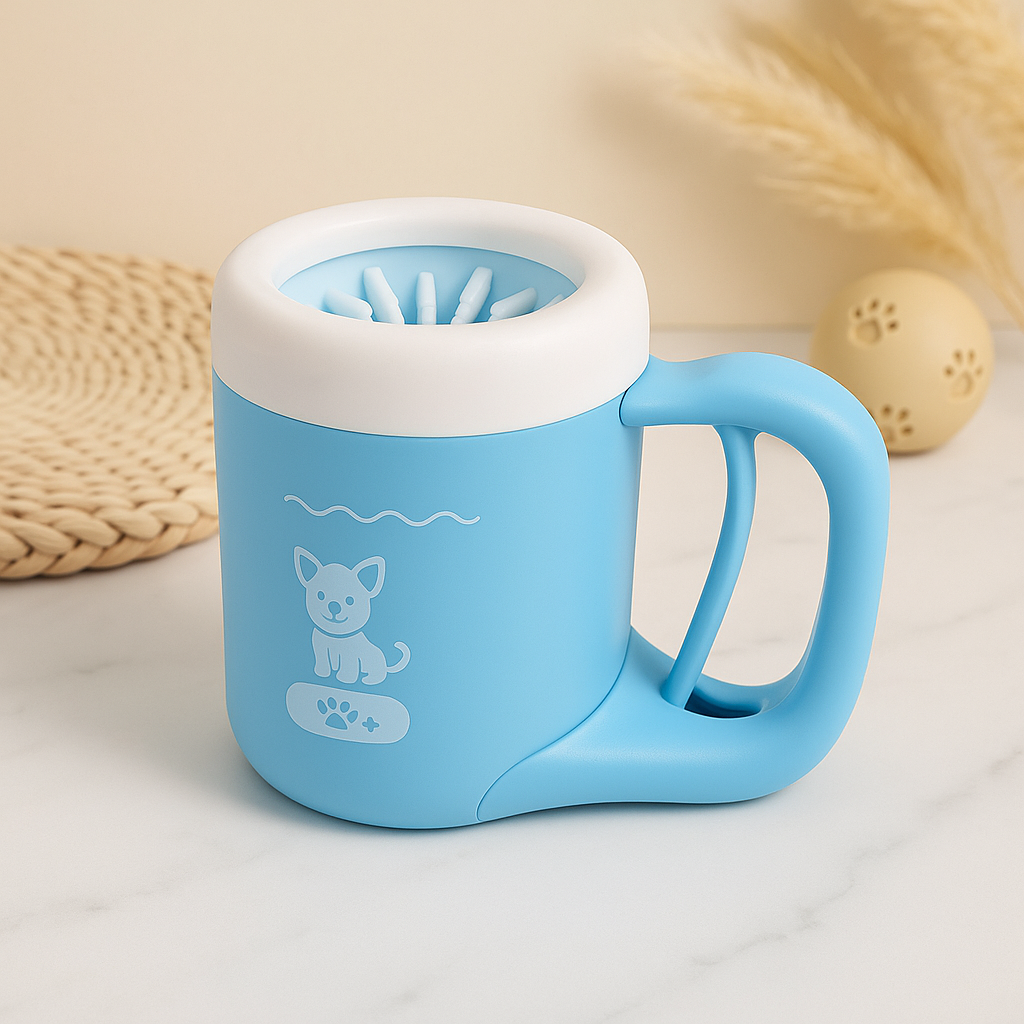 Portable paw cleaner