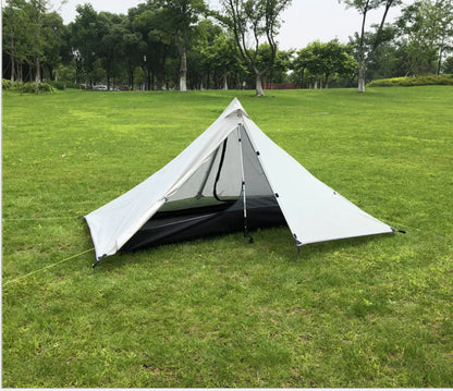 Rodless Portable Pyramid Camping Tent - Outdoor Gear
