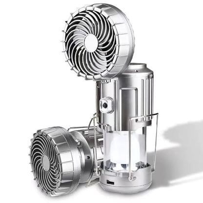 Outdoor Camping Gear: Long-lasting Lantern & Solar Fan