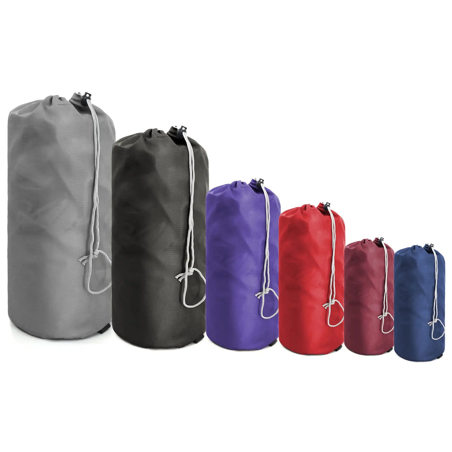 6-Pack Lightweight Drawstring Travel Bags