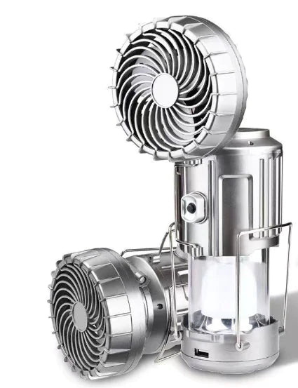 Outdoor Camping Gear: Long-lasting Lantern & Solar Fan