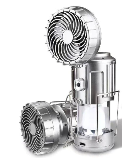 Outdoor Camping Gear: Long-lasting Lantern & Solar Fan