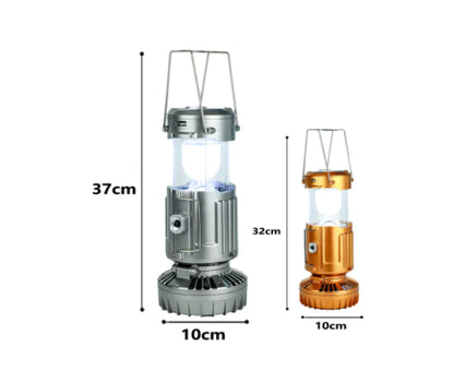 Outdoor Camping Gear: Long-lasting Lantern & Solar Fan