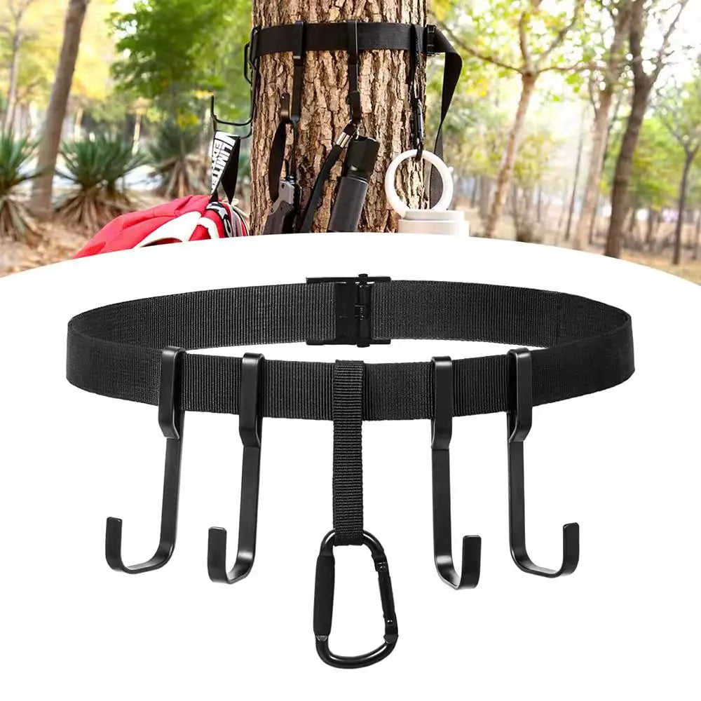 Hunting Gear Tree Strap with Multi-Hooks