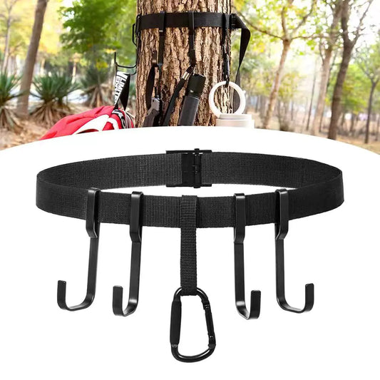 Hunting Gear Tree Strap with Multi-Hooks