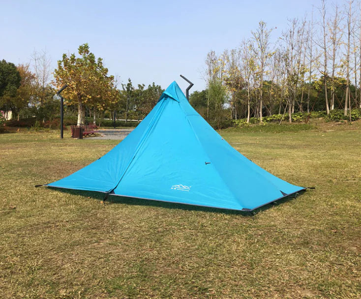 Rodless Portable Pyramid Camping Tent - Outdoor Gear