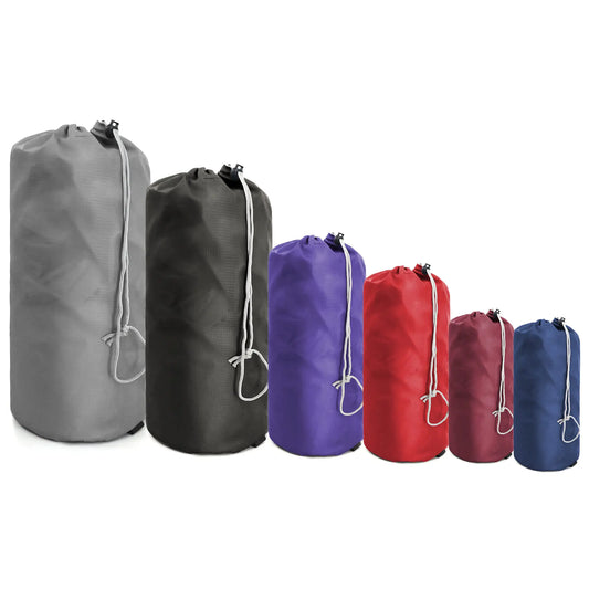 6-Pack Lightweight Drawstring Travel Bags